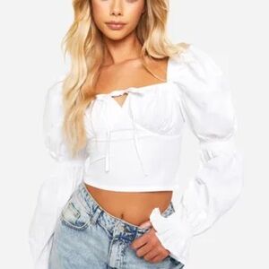 Stevie by Steve Madden Puff Sleeve Top